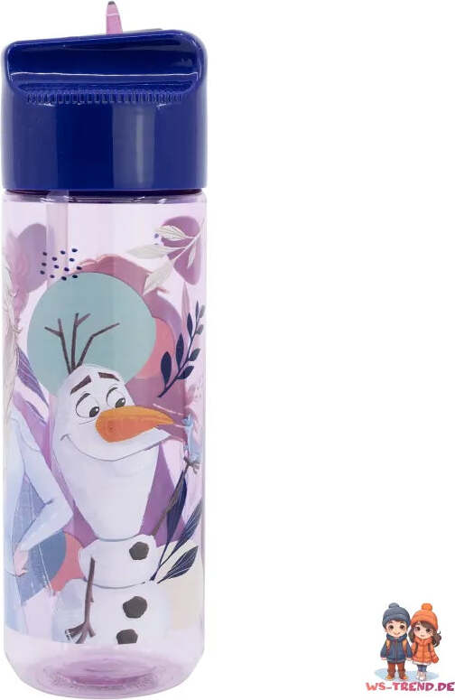 SIGG Viva Eiskönigin Trinkflasche – 0,75 Liter, Auslaufsicher, BPA-frei, Mit 3-Stage-Verschluss, Transparentes Polypropylen, Für Kinder