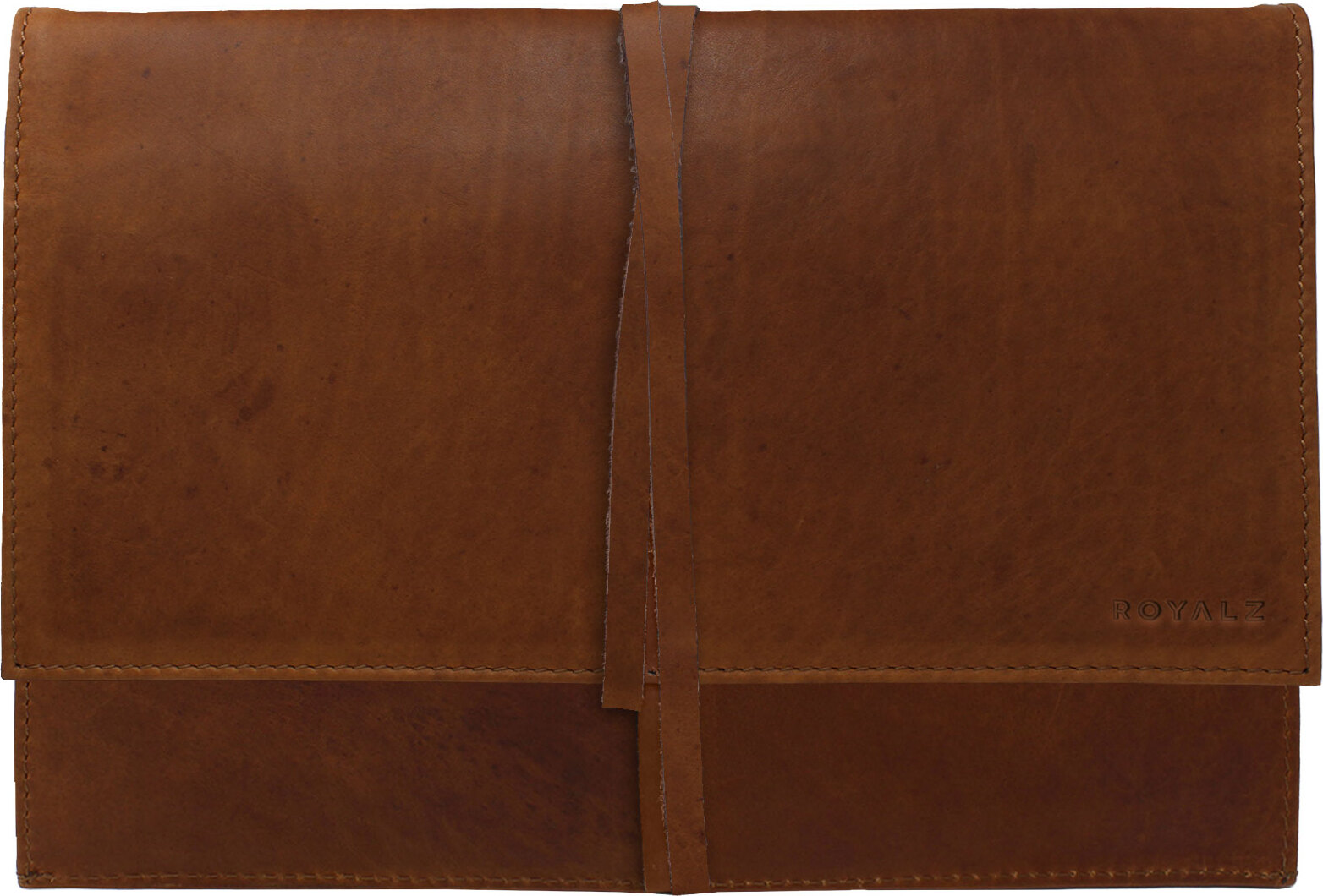 ROYALZ Vintage Lederhülle für Microsoft Surface Pro 7 Ledertasche | Surface Pro 6 | Surface Pro 2017 - Tasche Schutz Hülle Cover Schutzhülle Case Sleeve Leder, Farbe:Cognac Braun 18675