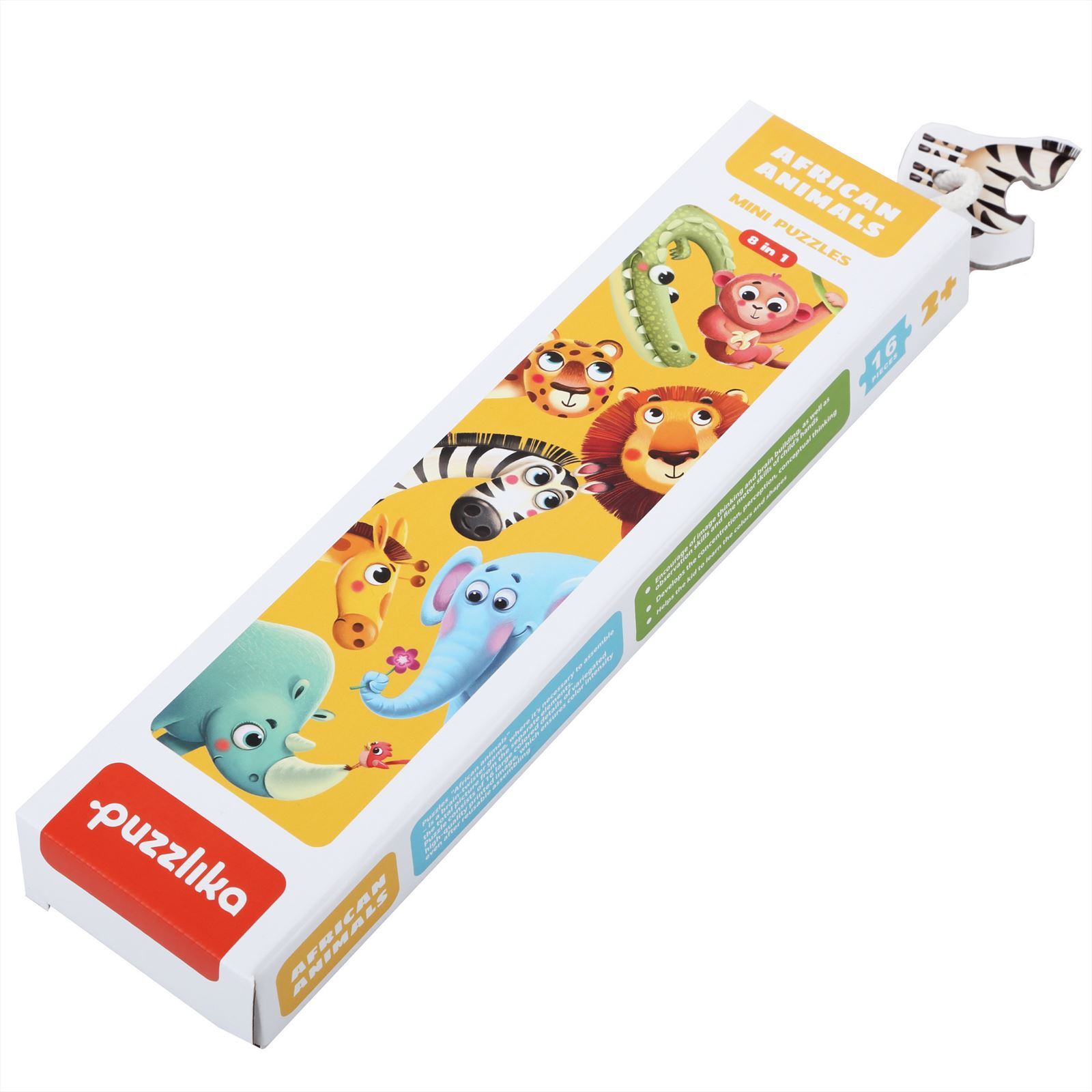Puzzlika Puzzle - Afrikanische Tiere - 8x 2 Teile RP00304