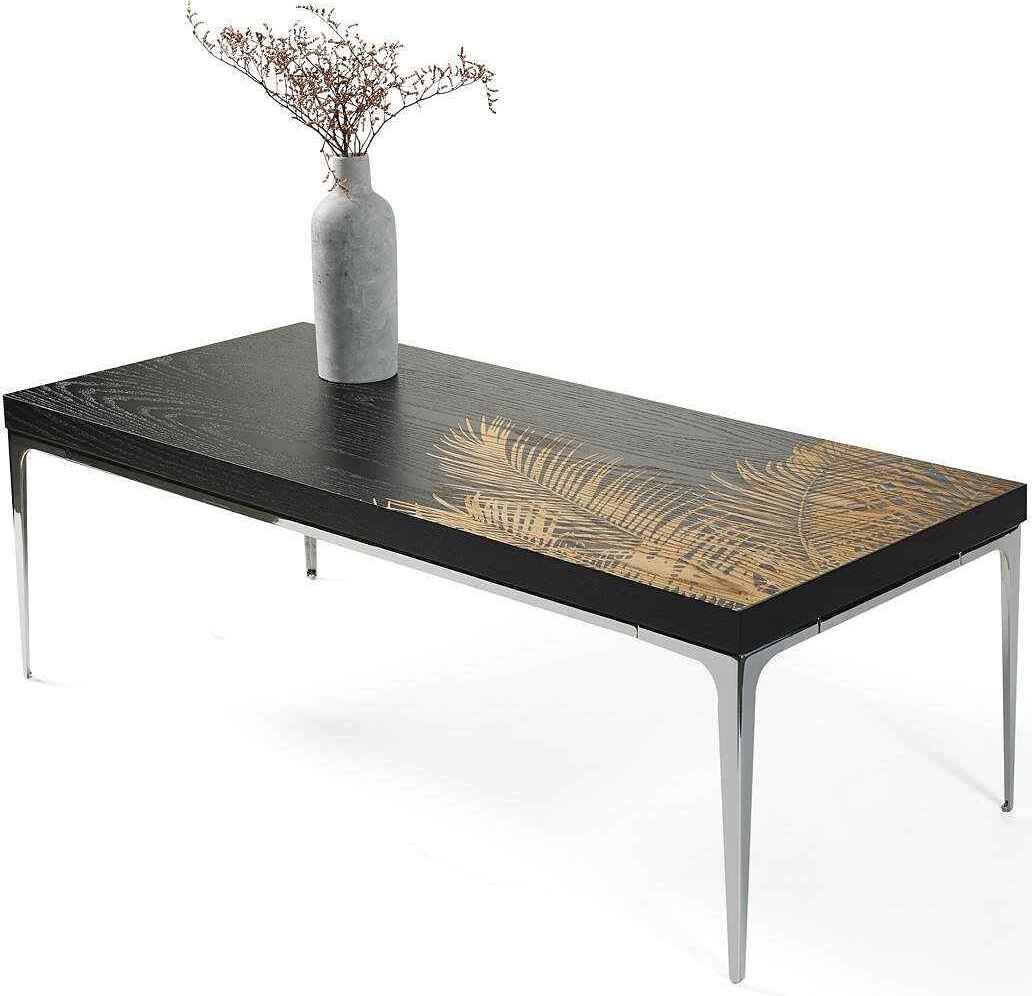 Wohnzimmer Couchtisch Schwarz 160x60x46 JVmoebel