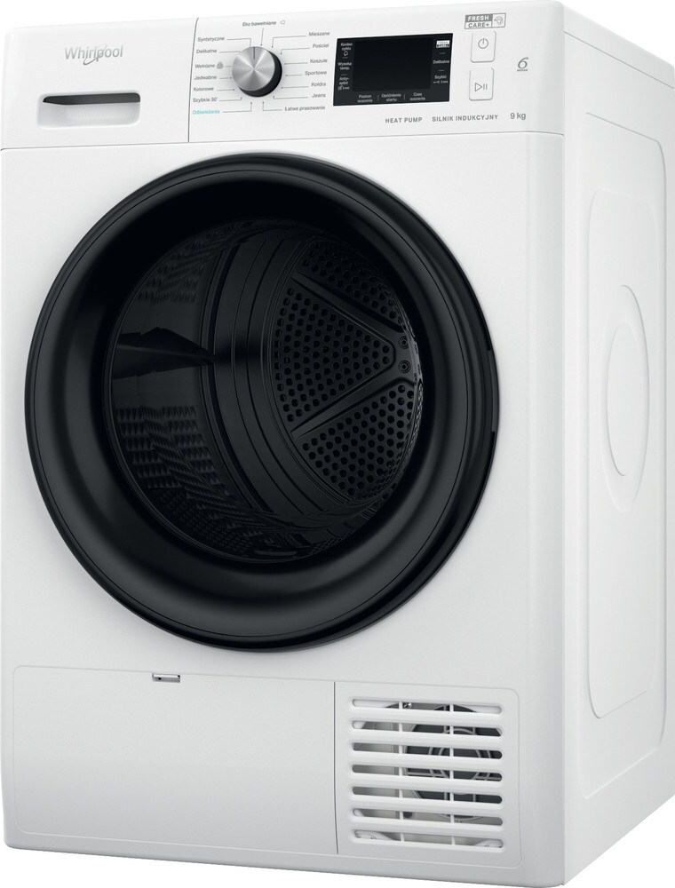 Whirlpool FFT M22 9X2B PL Sušička bielizne voľne stojaca s predným plnením 9 kg A++ čierna, biela