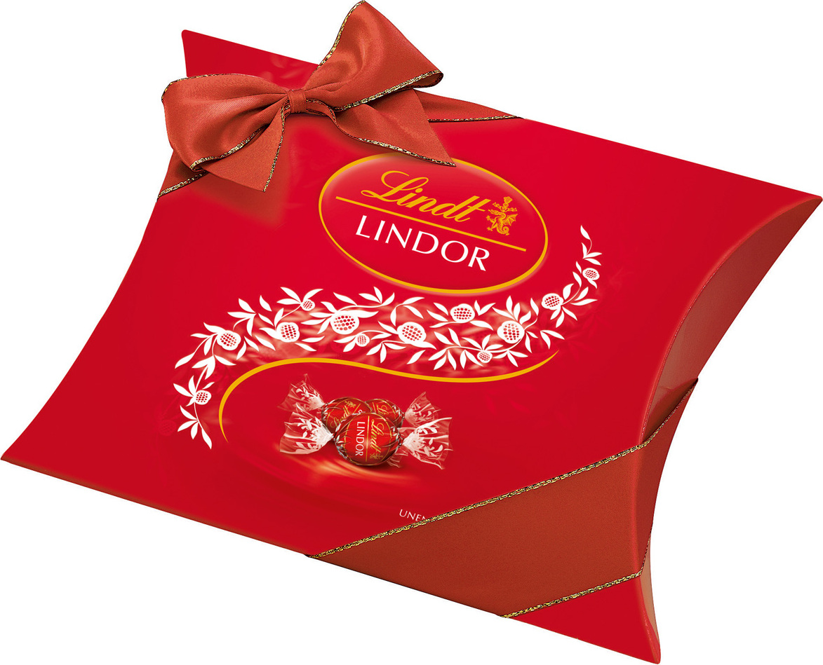 Lindt Lindor Vollmilch Kugeln Kissenpackung mit ca 10 Kugeln 150g 848286