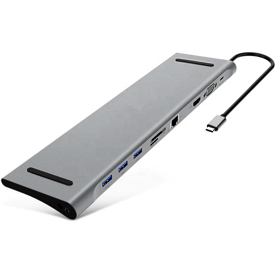 Hub 10W1 Dokovacia stanica Usb - C Hdmi 4K Sd pre Macbook Pro / Air