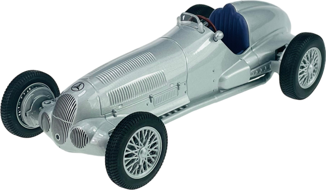 Welly Die Casting Fty. Ltd. Welly 1937 Mercedes-Benz W125 Silber 1:24 Metall Modell Auto Die Cast Neu im Kasten 24109