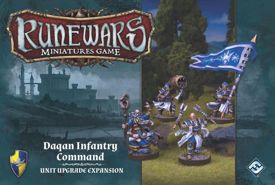 Fantasy Flight Games Runewars Miniatures Game: Daqan-Infanteriekommando – Erweiterung zur Einheitenverbesserung