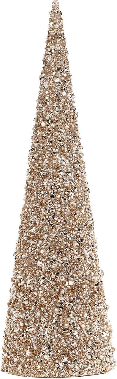 Goodwill Weihnachtsbaum Perlen Gold-Creme H 61 cm 52448