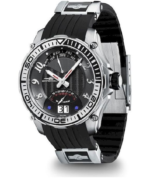 Zeno-Watch - Náramkové hodinky - Pánske - Chronograf - Neptune 1 Retrograde - 4536Q-h1