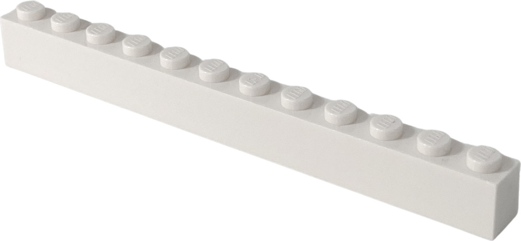 LEGO® 1x12 kociek Vysoké kocky Biela - 6112 NEW! Množstvo 100x