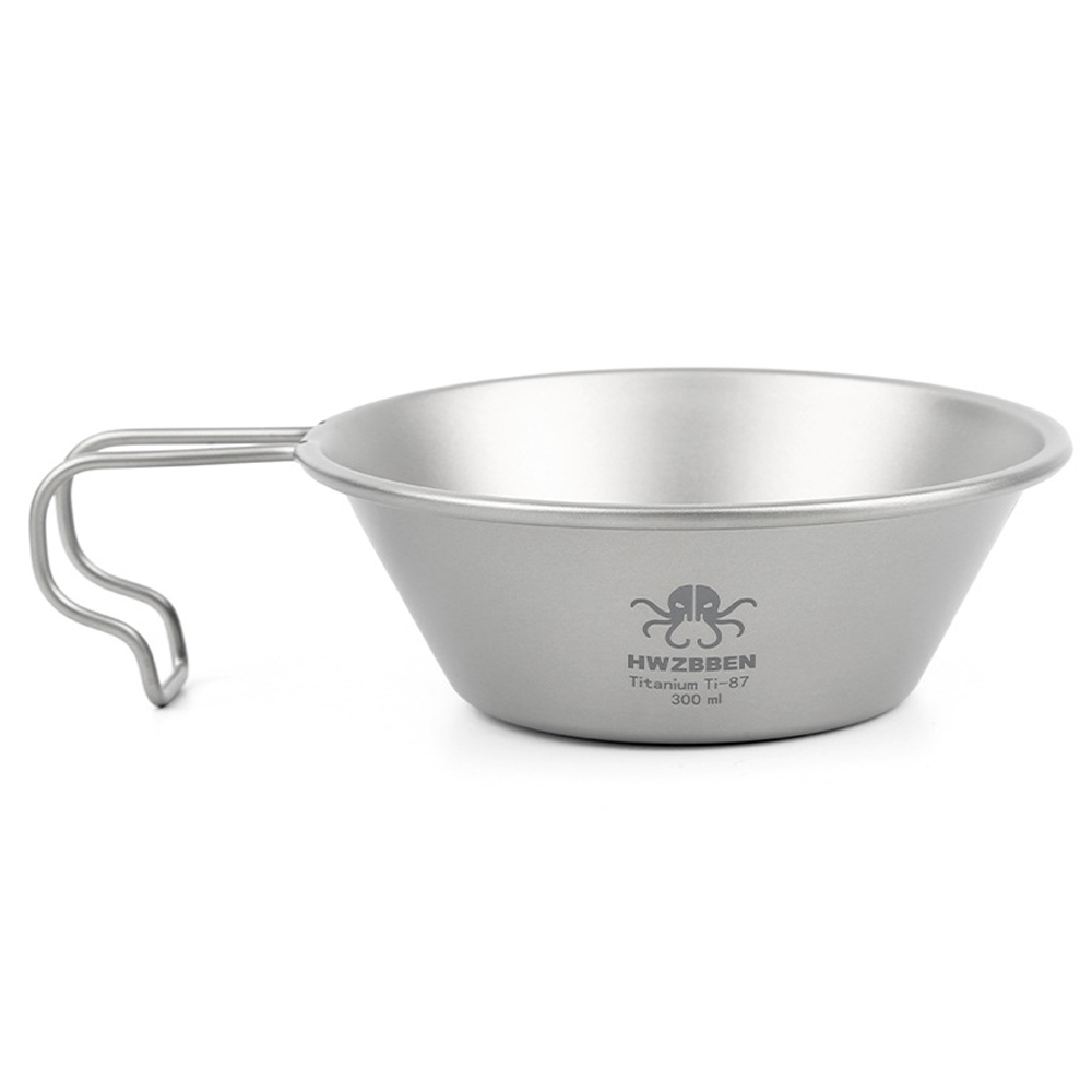 Ti Sierra Cup, Camping Sierra Cup, Backpacking Bowl, Ti Camping Bowl, Sierra Bowl with Handle, Camping Sierra Cup, Sierra Bowl for Outdoor