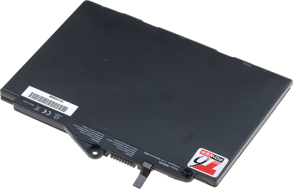 Batéria T6 Power HP EliteBook 725 G3, 820 G3, 3800mAh, 43Wh, 3článková, Li-pol