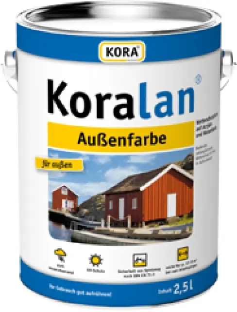 KORA Koralan Aussenfarbe 0.75 Liter Weiss