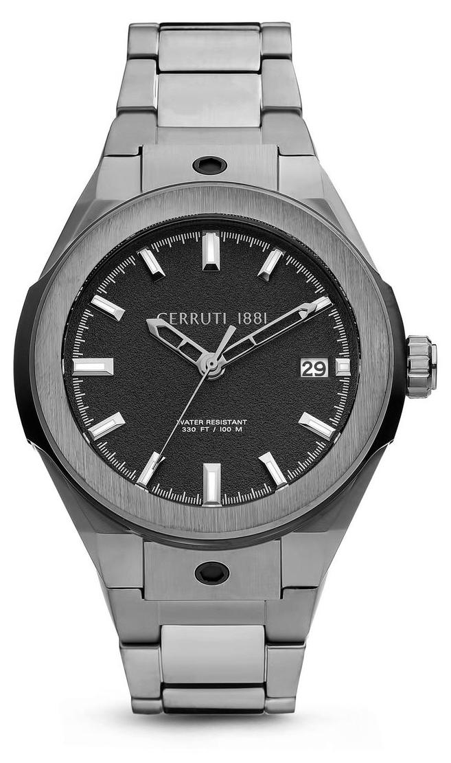 Cerruti Armbanduhr Date Ruscello Silver CRA29009