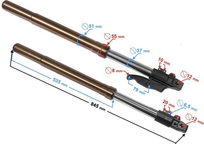 Hyper 125 Stoßdämpfer vorne Image