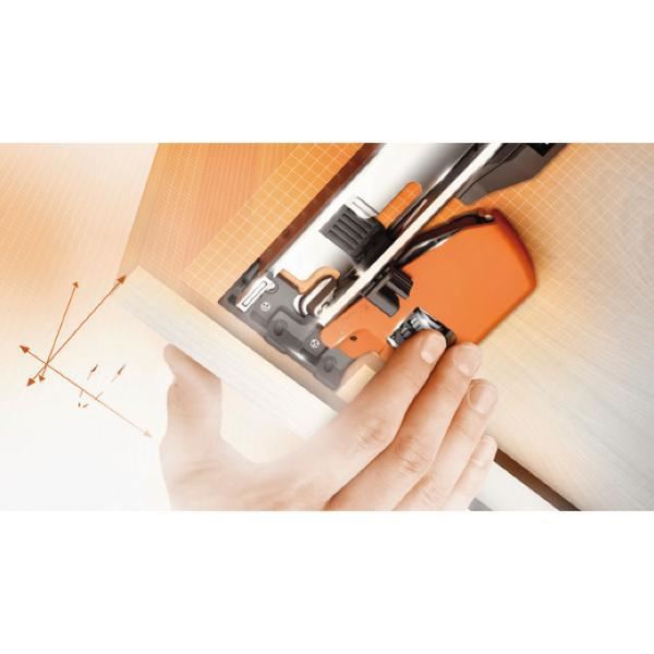 Blum Movento Kupplung mit Seitenverstellung orange T51.7601 Links 06449983