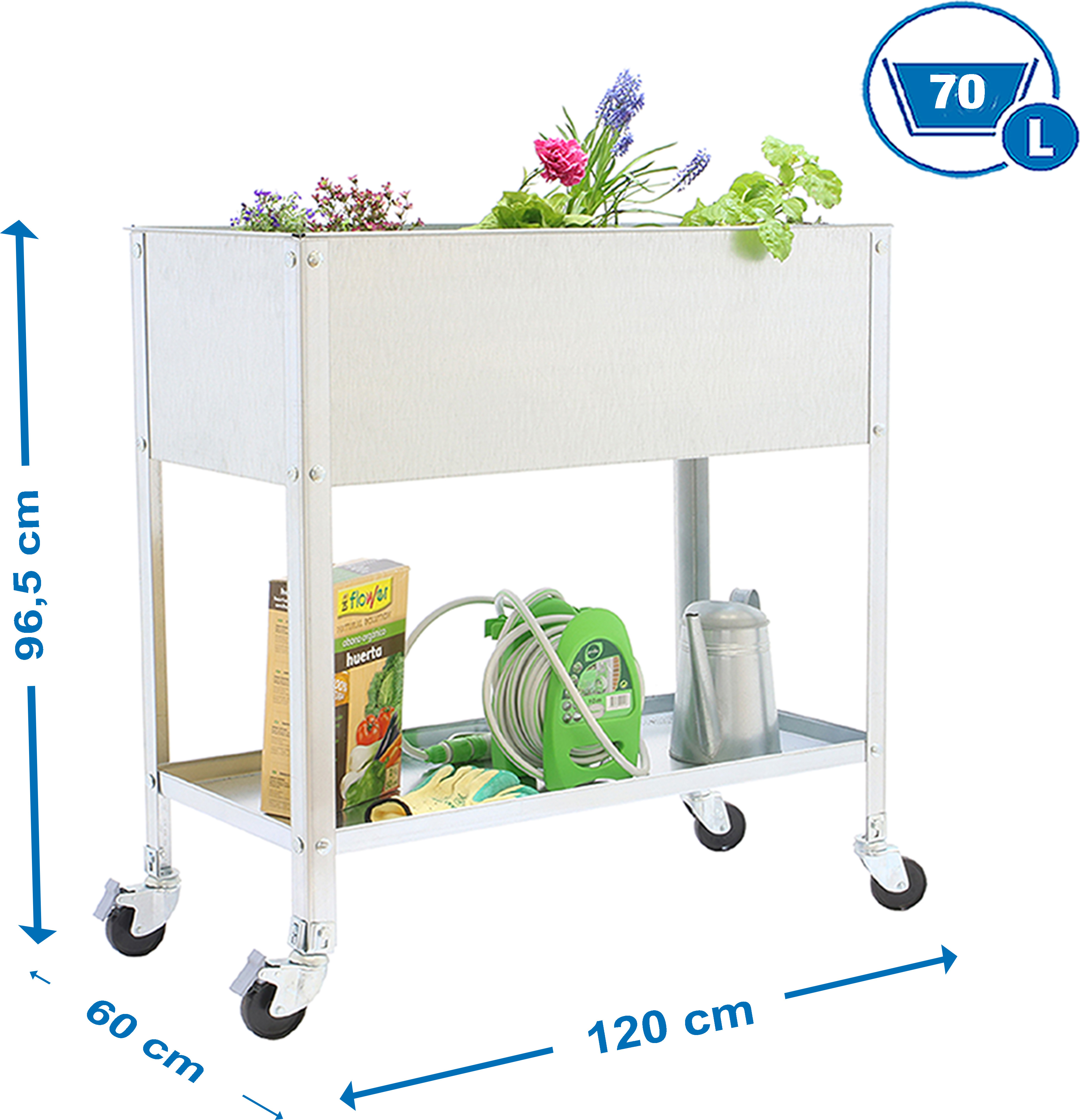 Simonrack Stadtgarten SIMONGARDEN URBAN TOP MOB. 1200x600 GALVA/GALV
