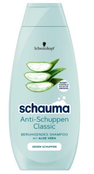 Henkel Schauma Anti Schuppen Shampoo Classic mit Aloe Vera Duft 400ml s47978