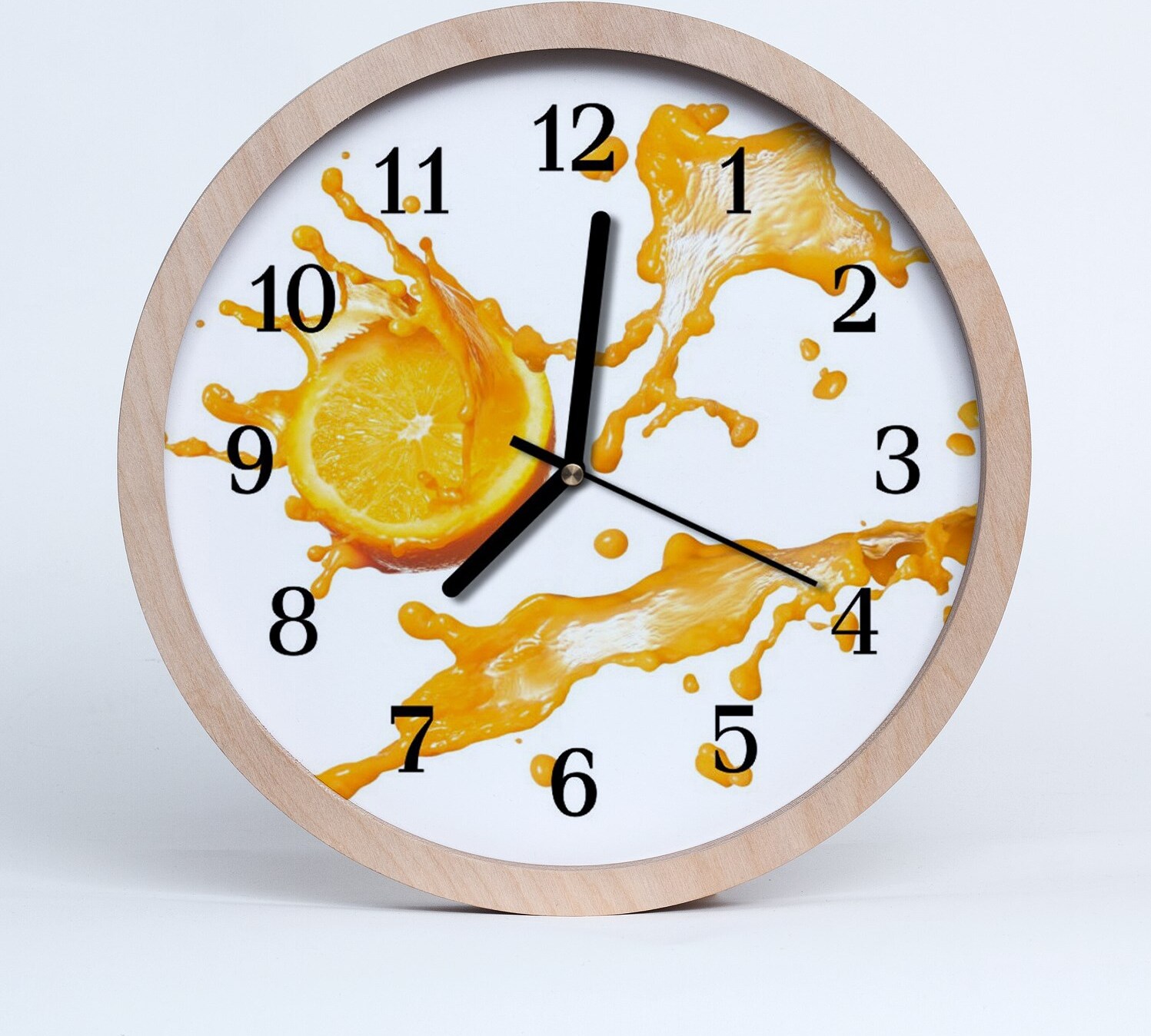 tulup Holzuhr 20fi cm wanduhr - Orangensaft zdo-20-63518620