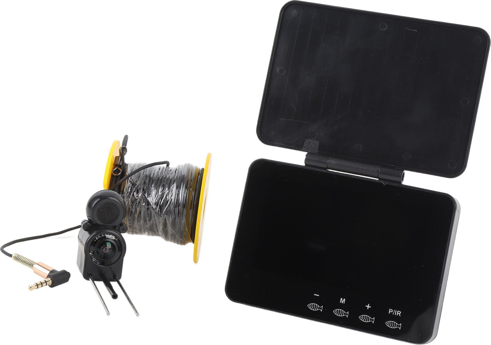 Podvodná rybárska kamera, 5 MP 1080p, 4,3 palcový dotykový displej, vysoký jas, 5000 mAh batéria, 66 stôp kábel pre rybárčenie na kajaku v ľadovom jazere