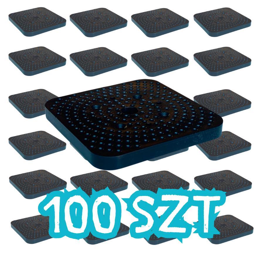 Harpun A/S Montageunterlagen SOLID bis 10 Tonnen, 100 × 100 mm, Stärke 10 mm, 100 Stück