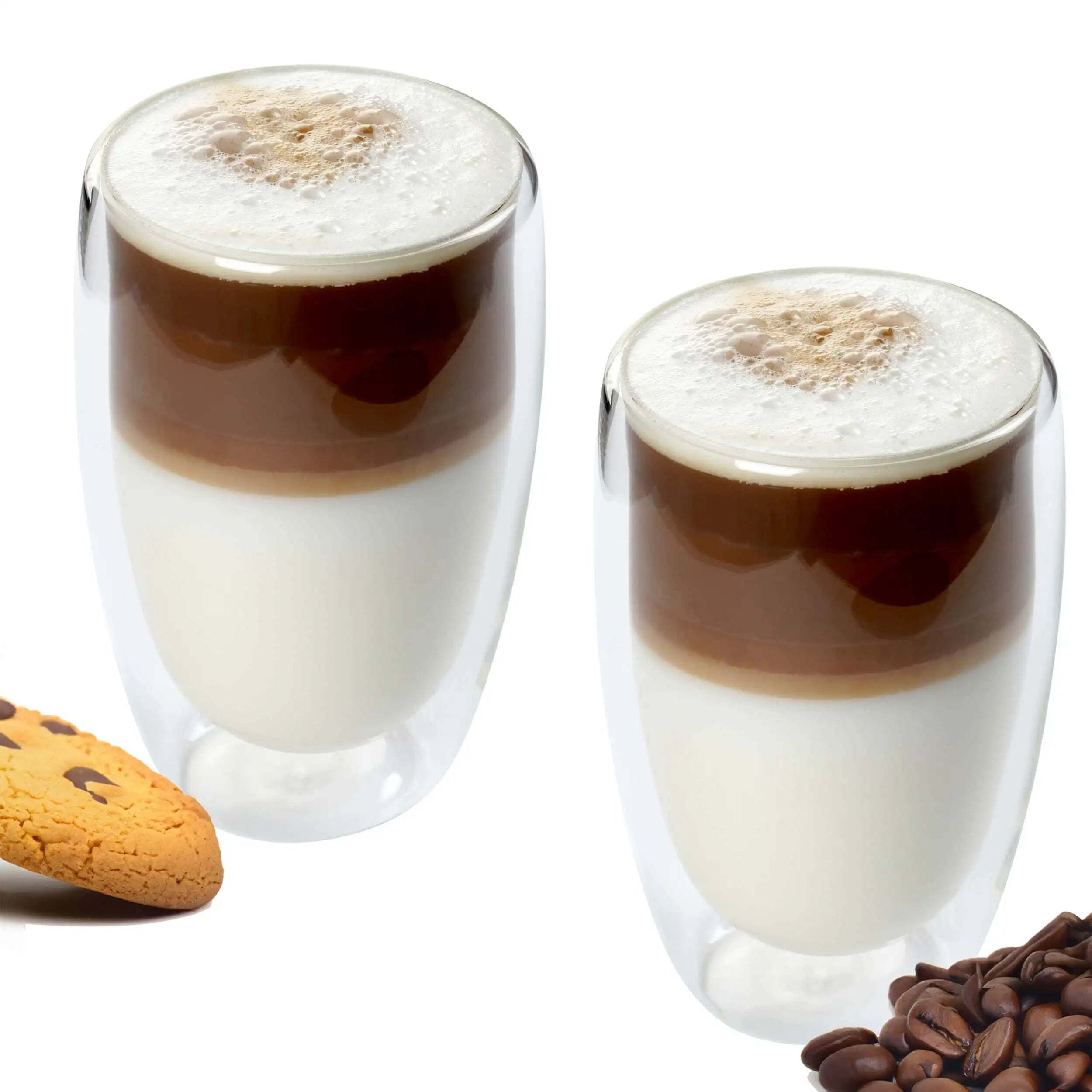 Nordic Schiller Doppelwandige Gläser – 450 ml, 2er Set