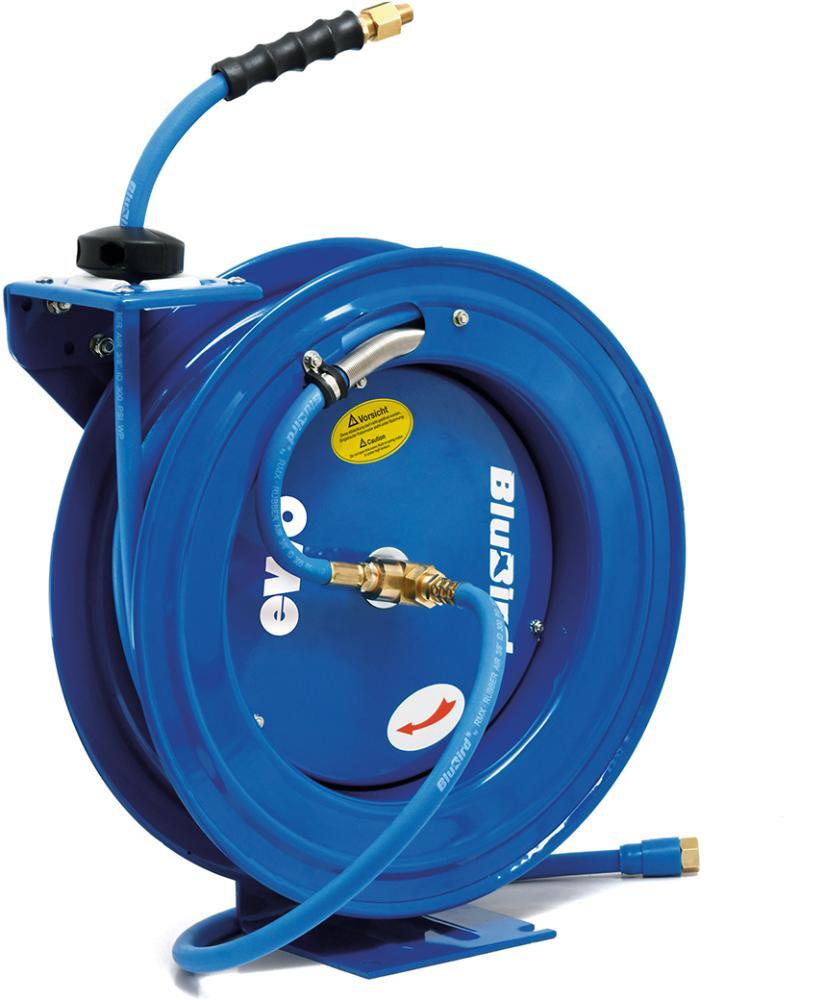 Armaturen-u. Autogengerätefabrik Ewo H. Schlauchaufroller BluBird f.Luft u.Wasser L.20m Geh.Metall Ausgang DN 7,2 EWO E48360