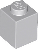 1 kus LEGO, diel c. 3005 vo svetlošedej (svetlomodrá sivá)