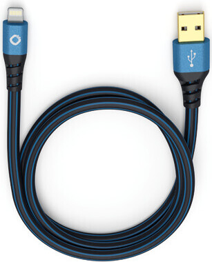 OEHLBACH USB Plus LI 1m blau USB auf Lightning Kabel