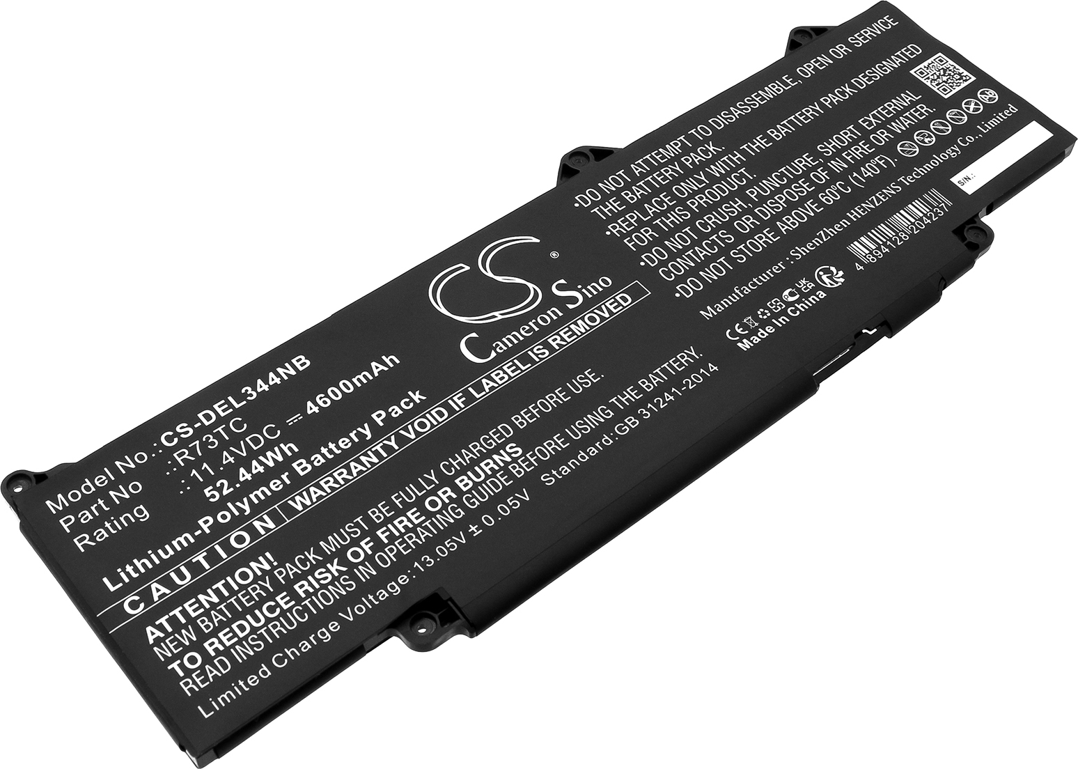 TECHTEK Laptop Akkus Kompatibel mit [DELL] Latitude 3440 2023, Precision 3480, Precision 3490, Precision 3580, Precision 3590 Ersetzt 02X1V9, für 08