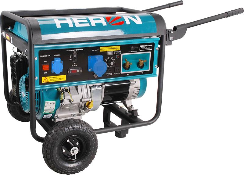 elektrocentrála so zváračkou 220A, benzín 14HP/5,5kW 8896310