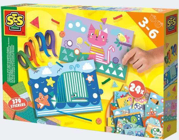 SES Ich lerne Kleben und Formen erkennen 14632