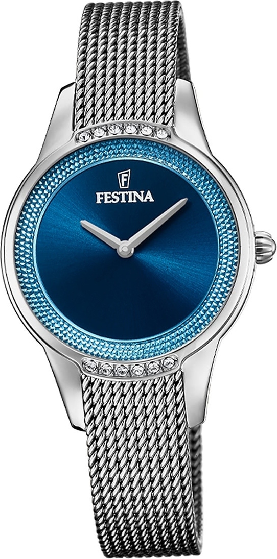 Festina Dámske hodinky z nehrdzavejúcej ocele F20494/2 Náramkové hodinky strieborné Mademoiselle D2UF20494/2
