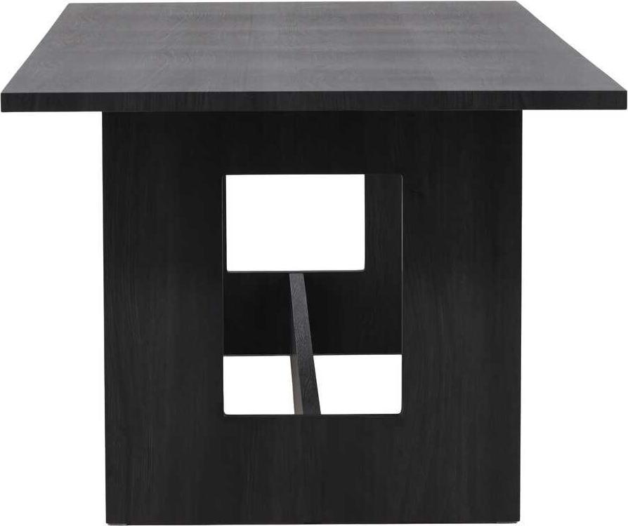 Venture Home Rechteckiger Esstisch Milly Schwarz 61912-100