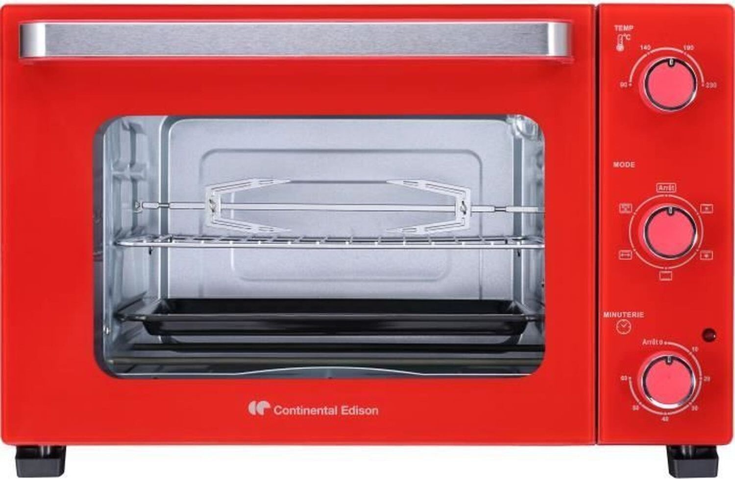 Elektrická rúra Mini Continental Edison CEMF35R Red 35 L