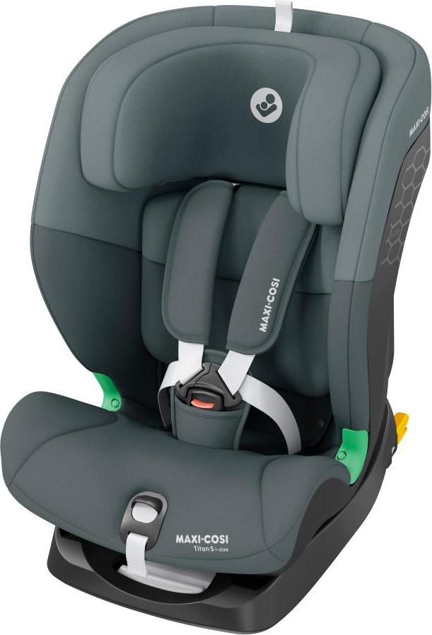 Maxi-Cosi Titan S i-Size, ISOFIX + bezpečnostný pás, 1-2-3 (9 - 36 kg; 15 months - 12 years), 5-bodový, Bočná ochrana, Opierka hlavy