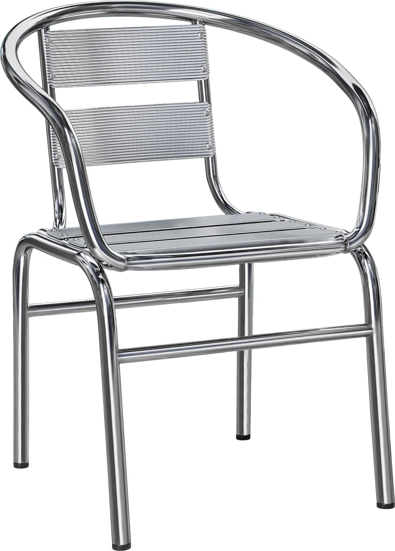 GGM Moebel International 2er-Set COSTA | Alu Bistrostuhl | Alu Stapelstuhl, Alustuhl. Alu Terrassenstuhl 97991