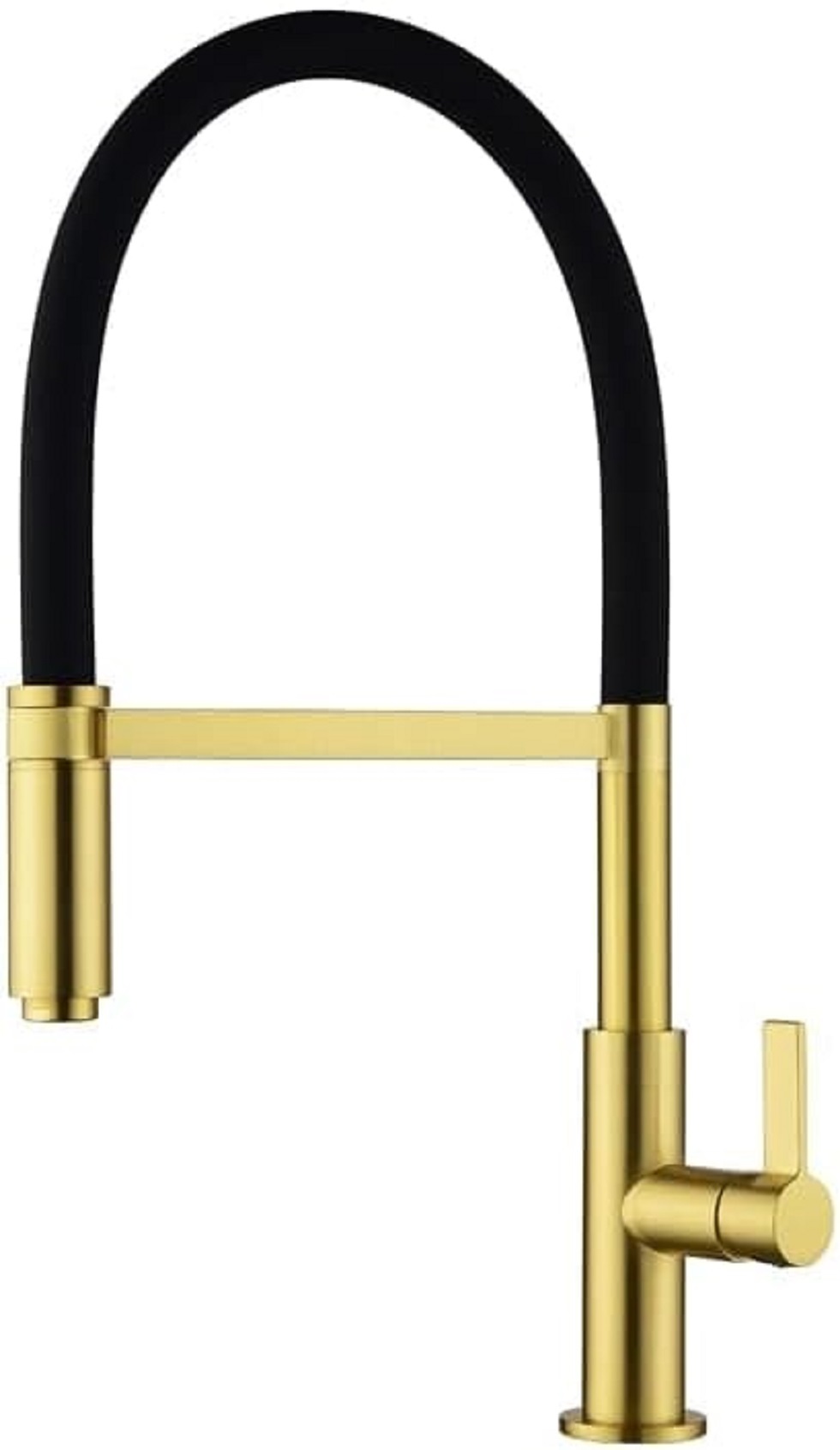 GURARI Küchenarmatur Herunterziehbare Küchenarmatur Tap 7003-G, Gold Design