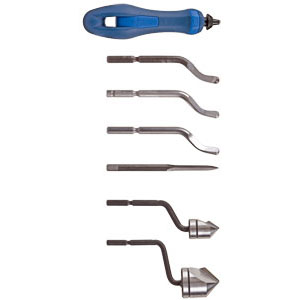 PFERD TOOLS Handentgrater-Heft/-Halter Typ H4 für Entgratklingen, Miniklingen und Entgratsenker 12605005