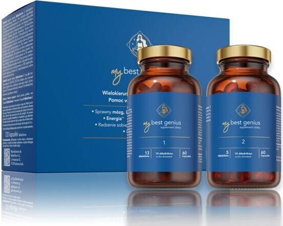 MyBestPharm MyBestGenius 1 und 2 (60 + 60 Kapseln) 120 Kapseln MBP217