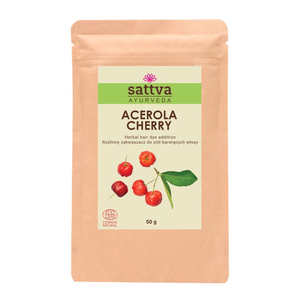 Sattva Group Sattva Zakwaszacz do henny i zió barwicych Acerola Cherry, 50g