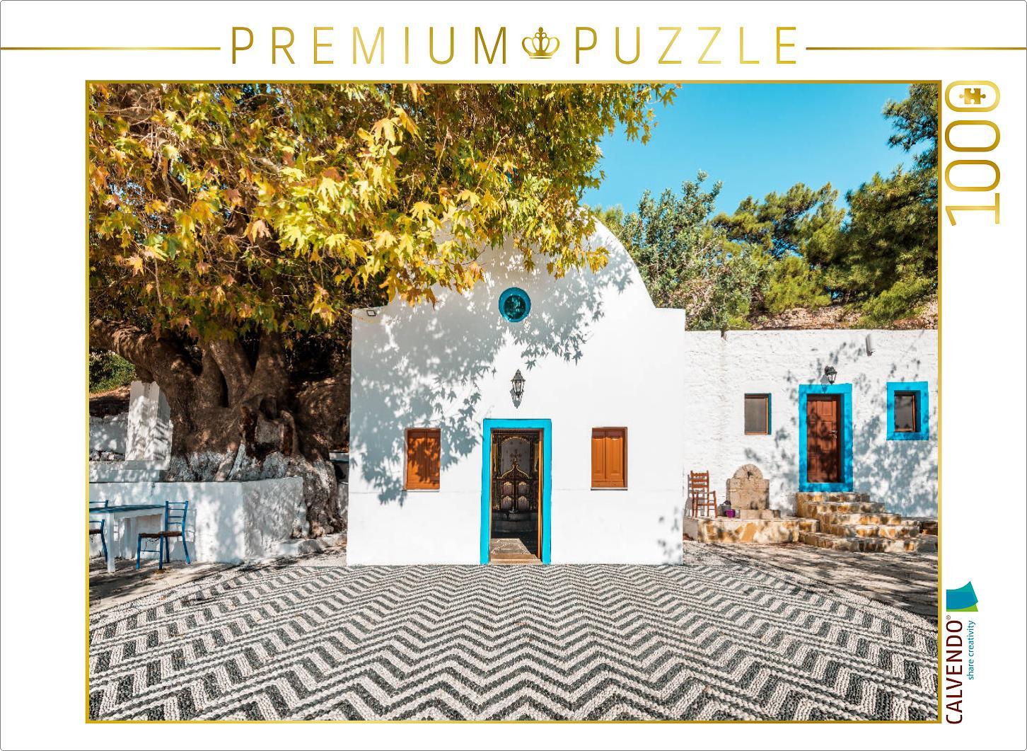 CALVENDO Puzzle Agios Ioannis Kos | 1000 Teile Lege-Größe 64 × 48 cm Foto-Puzzle für glückliche Stunden