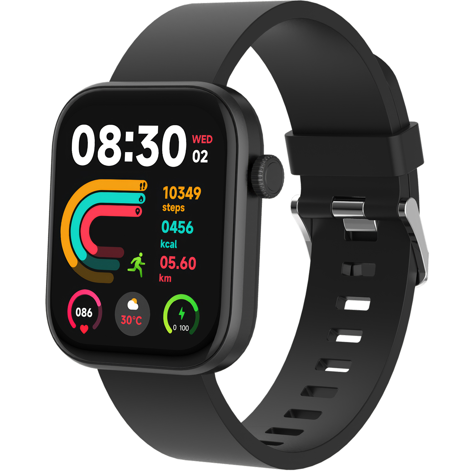 Denver SWC-185 Smartwatch Bluetooth Black Neu