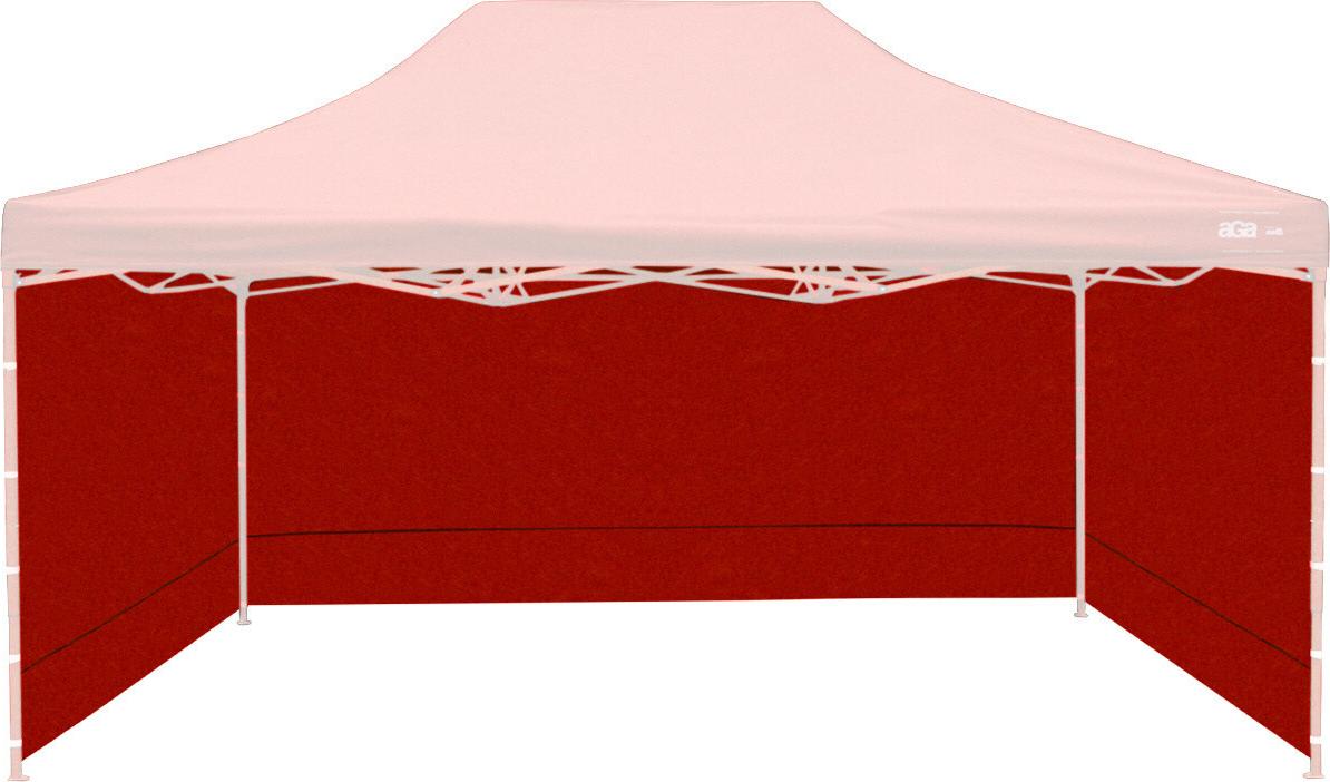 Aga Seitenwände für Verkaufsstand 3x4,5m Rot MR8092-S7-Red
