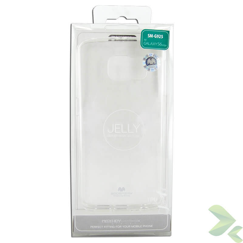 Mercury Transparent Jelly - Samsung Galaxy S6 Edge pouzdro (transparentní)
