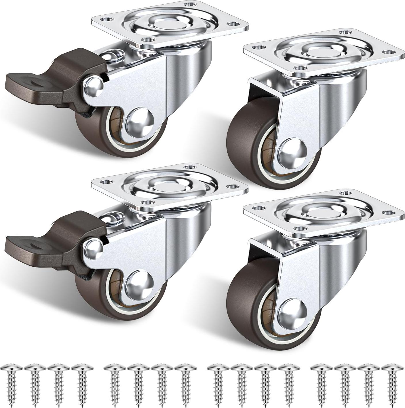 OEM 25 mm Sicherheitsbremsen mit Bremse - 4 Stück - Mobilität 2026