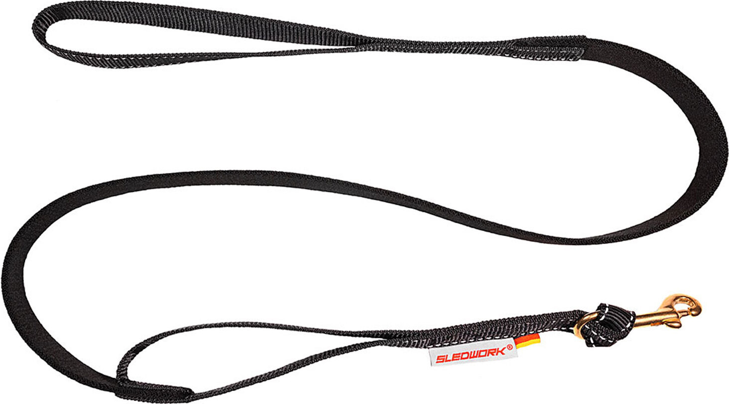 SLEDWORK® SLEDWORK CaniX Leash – Bike/Scooter| SWCXL01BK, Größe:S SWTBS01