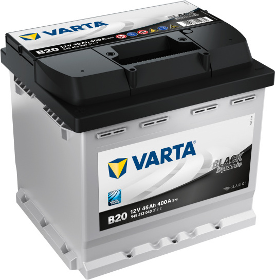 Autobatterie Varta Black Dynamic 45Ah, 12V, 400A, B20 5454130403122