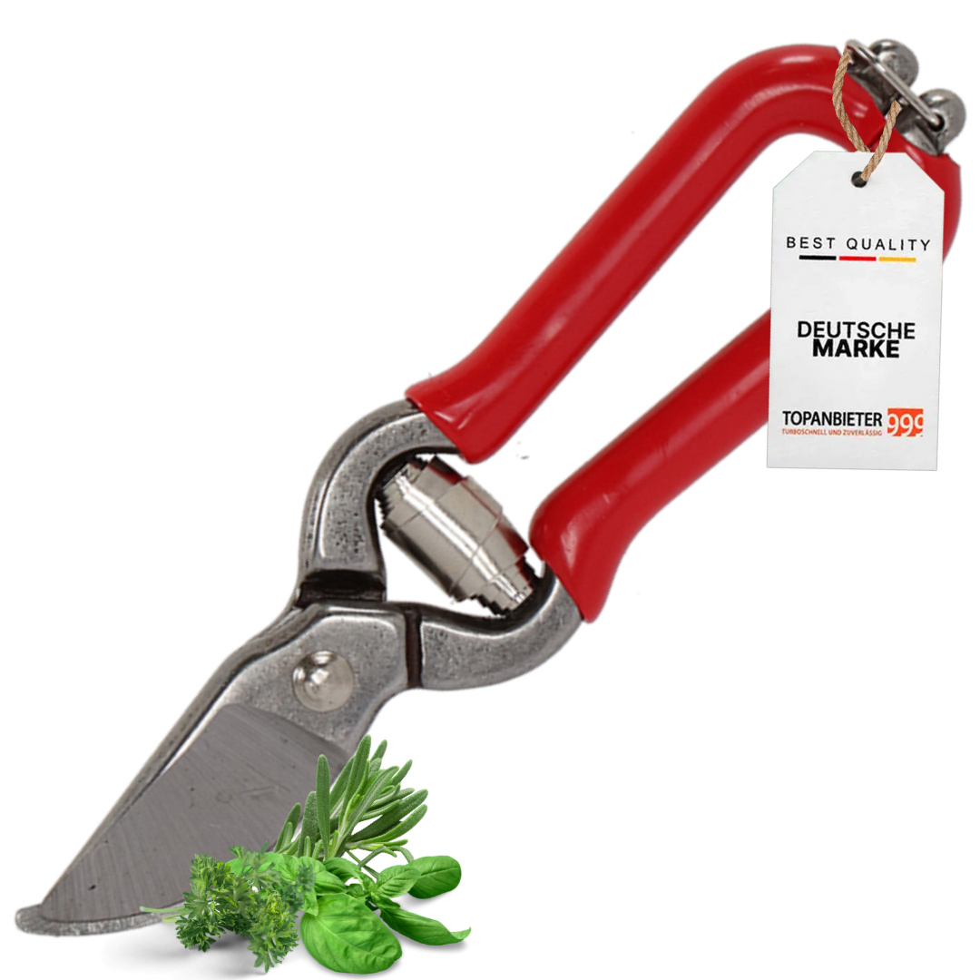 TOPANBIETER 999 TA999 Gartenschere klein rot 14cm