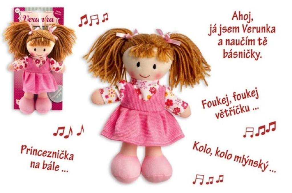 Teddies Verunka Stoffpuppe Plüsch 20 cm UN36198