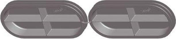 Zehnder Doppelkanalkappe CK 300 990322024