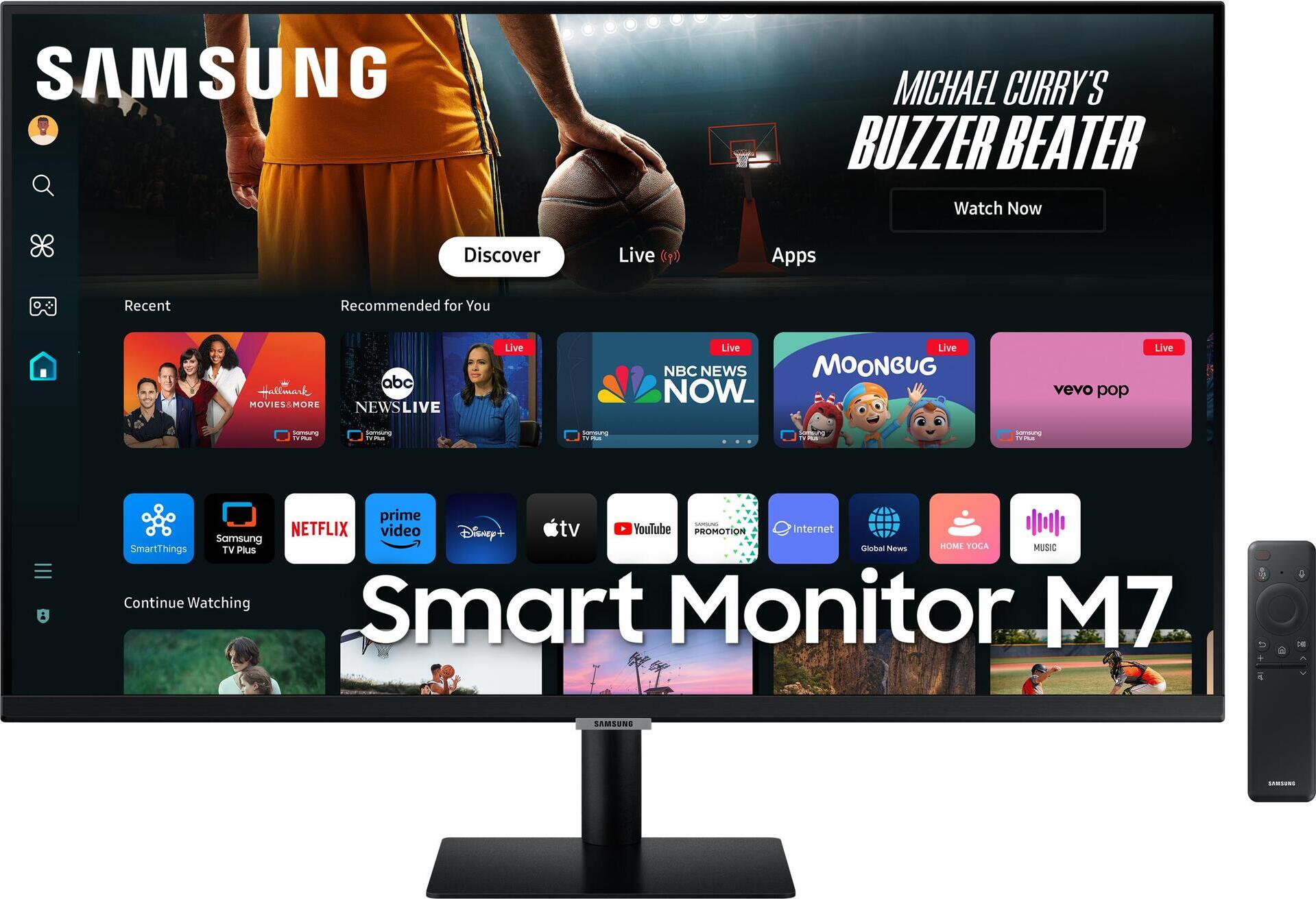 Samsung M70D, 81,3 cm (32"), 3840 x 2160 px, 4K Ultra HD, LED, 4 ms, Čierna
